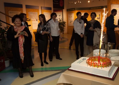 torta "tokamak" za 10. obletnico SFA